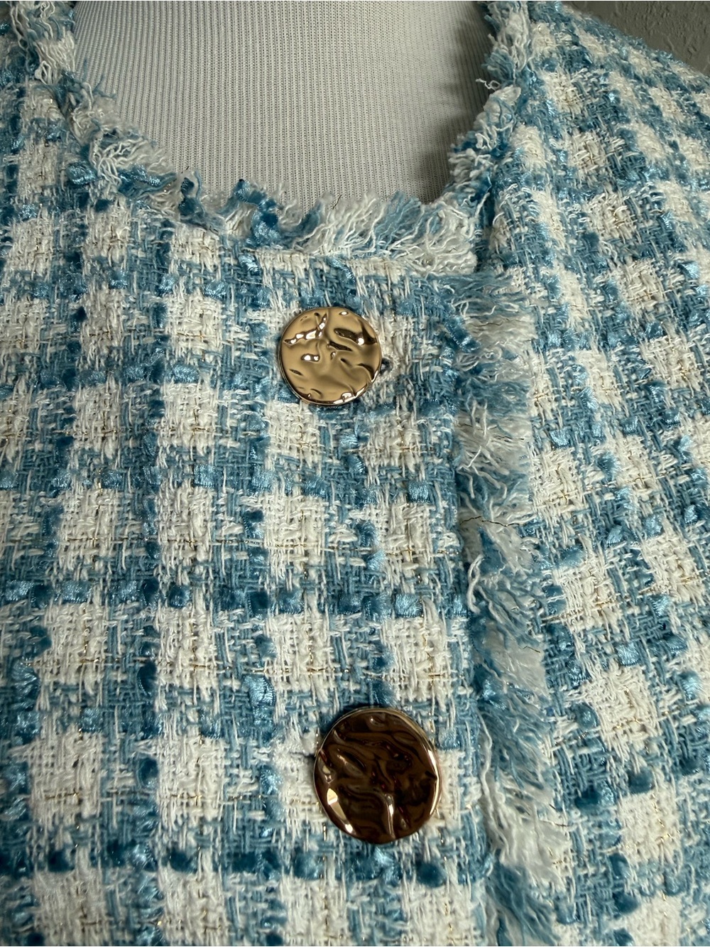 Rachel Zoe Preppy Tweed Blazer - Picture 5 of 10